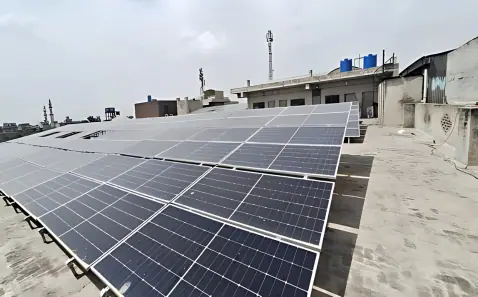 150 kW solar system at MA Arts Factory, Gujranwala