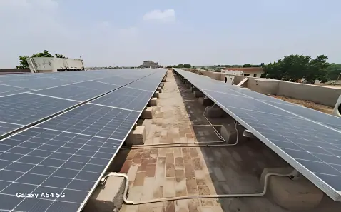500 kW solar system at NFC University, Multan