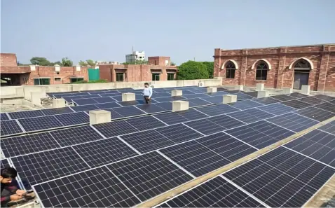 1 MW solar system at Punjab Institute of Mental Health, Lahore